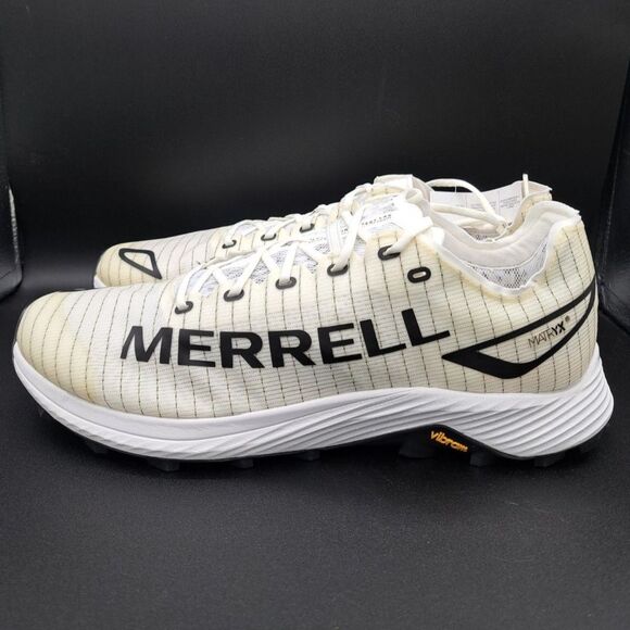 New Merrell Men MTL Long Sky 2 White & Black Combo Matryx Shoes Size 13 - Picture 2 of 13